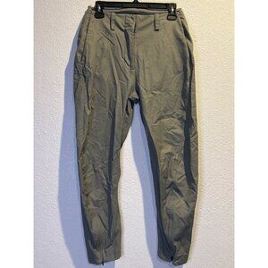 Nike ACG Pants Mens Size SMALL Khaki gray Zip Ankle Stretch 914471-004